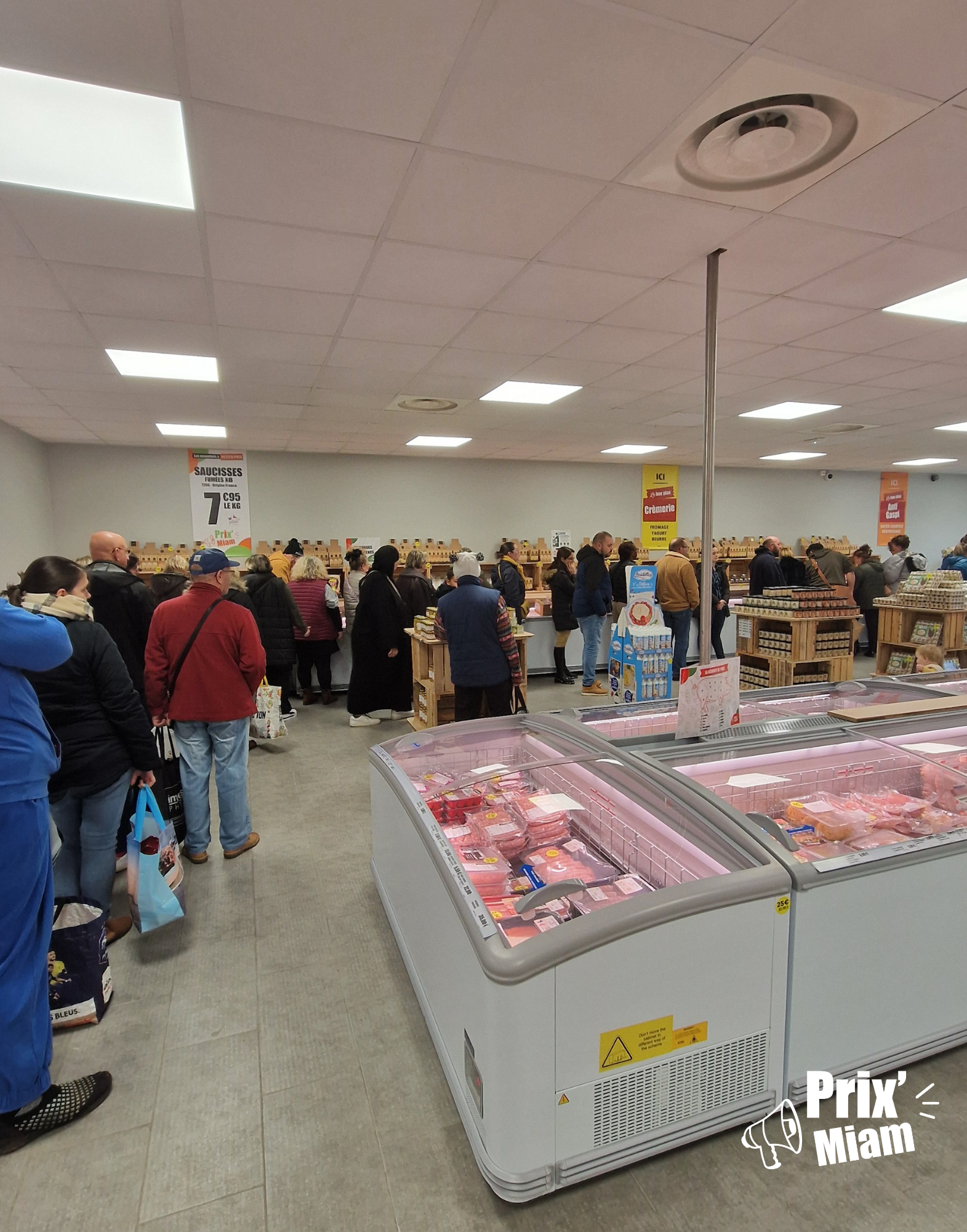 Intérieur magasin anti-gaspi Blois - ouverture