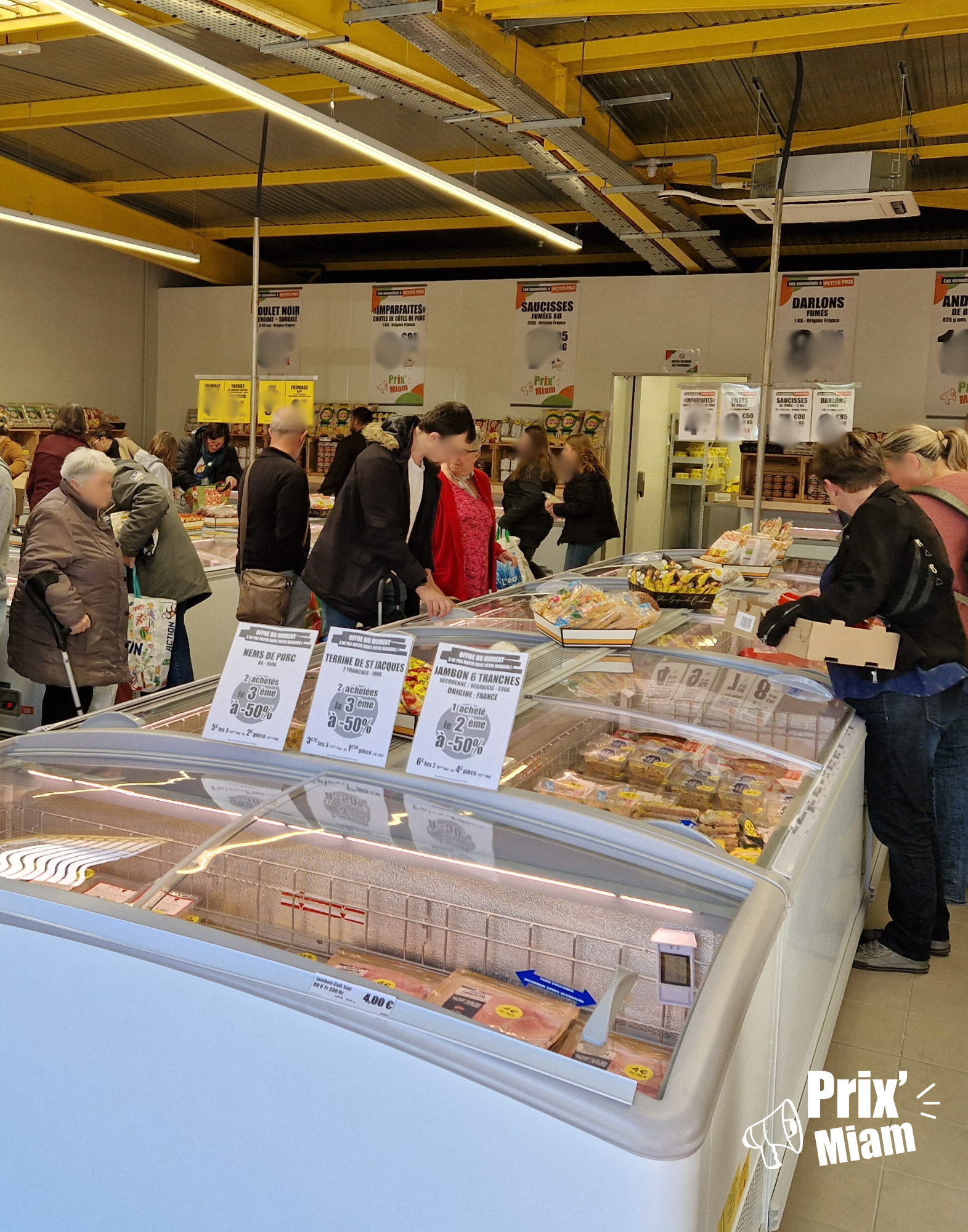 Intérieur Magasin Anti-Gaspi Ouverture Prix'Miam Argentan