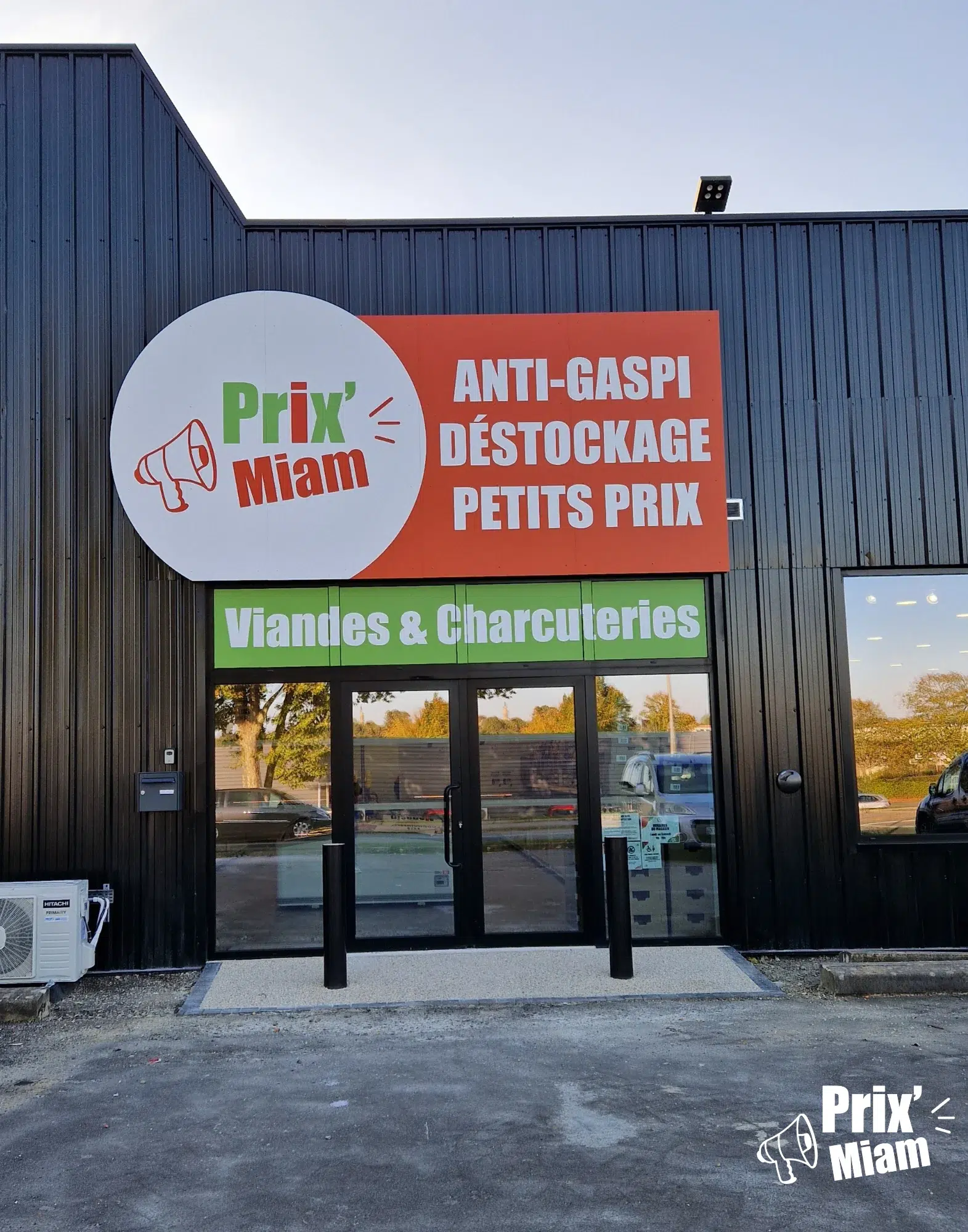Devanture magasin Prix'Miam Château-Gontier