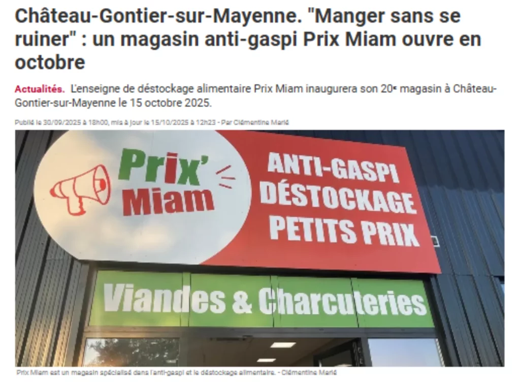 Hautanjou - Prix'Miam Chateau Gontier