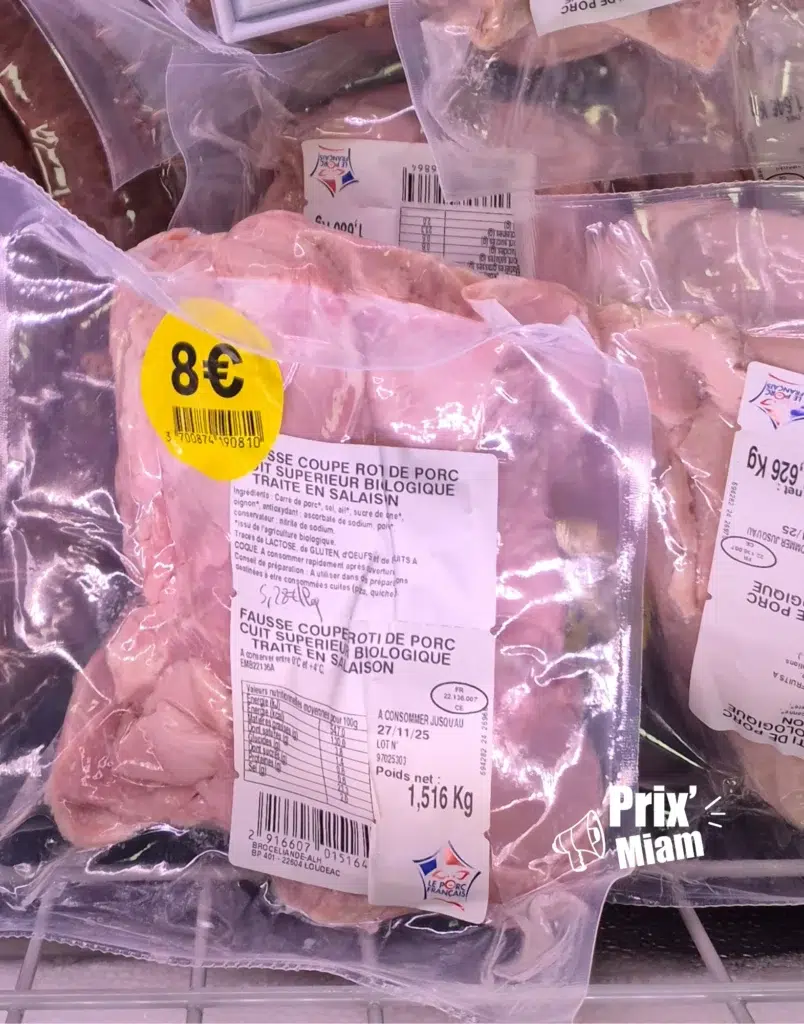 Fausse coupe de porc magasin Anti-Gaspi Prix Miam