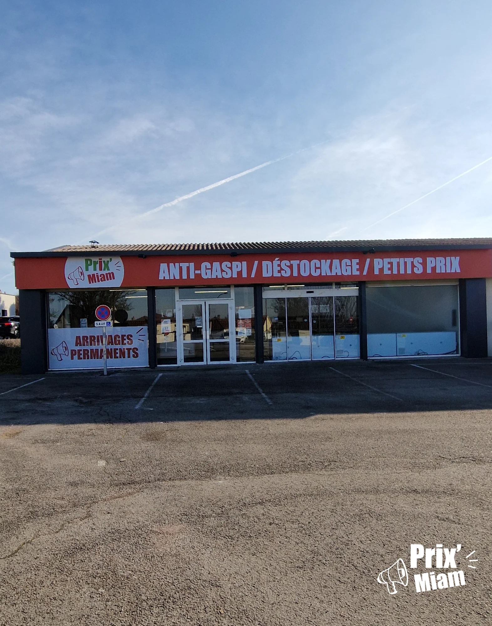 Devanture magasin Anti-Gaspi Prix Miam