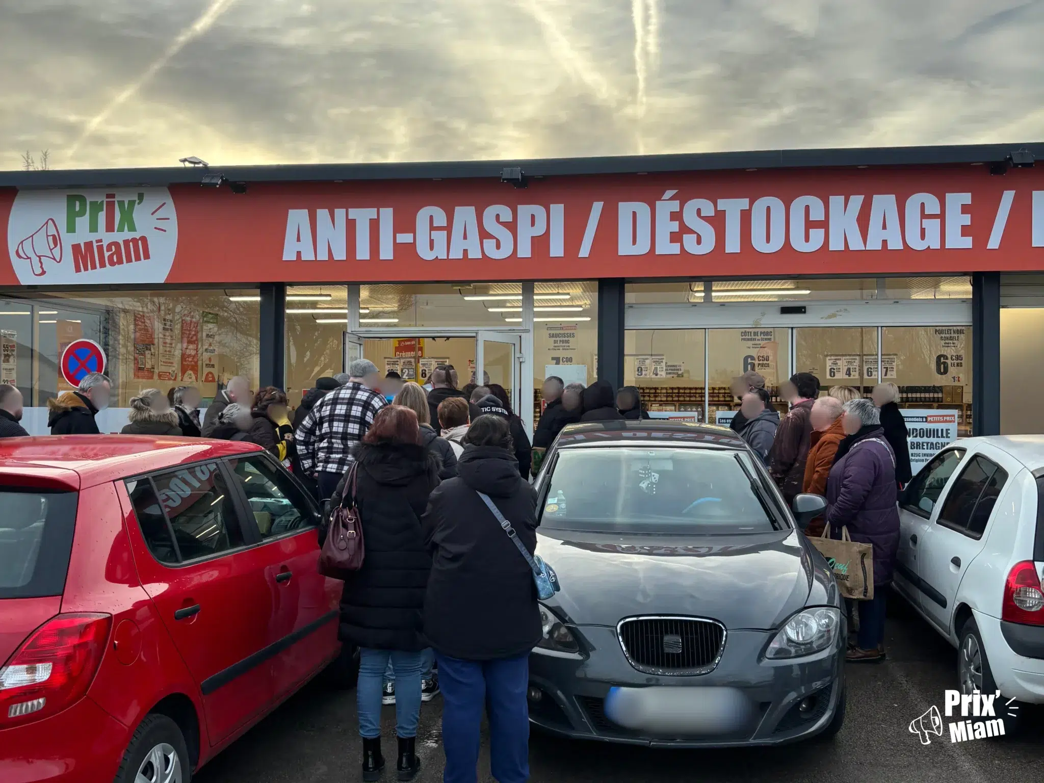 Devanture magasin Anti-Gaspi Prix Miam