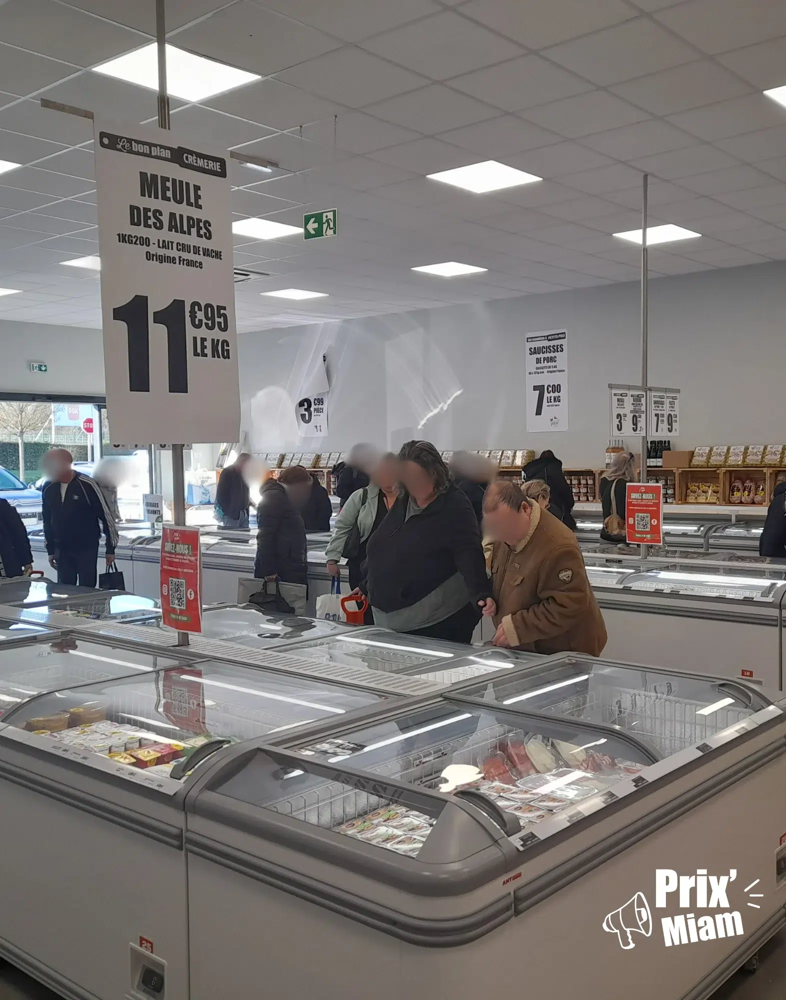 Intérieur magasin Anti Gaspi Prix'Miam Mayenne