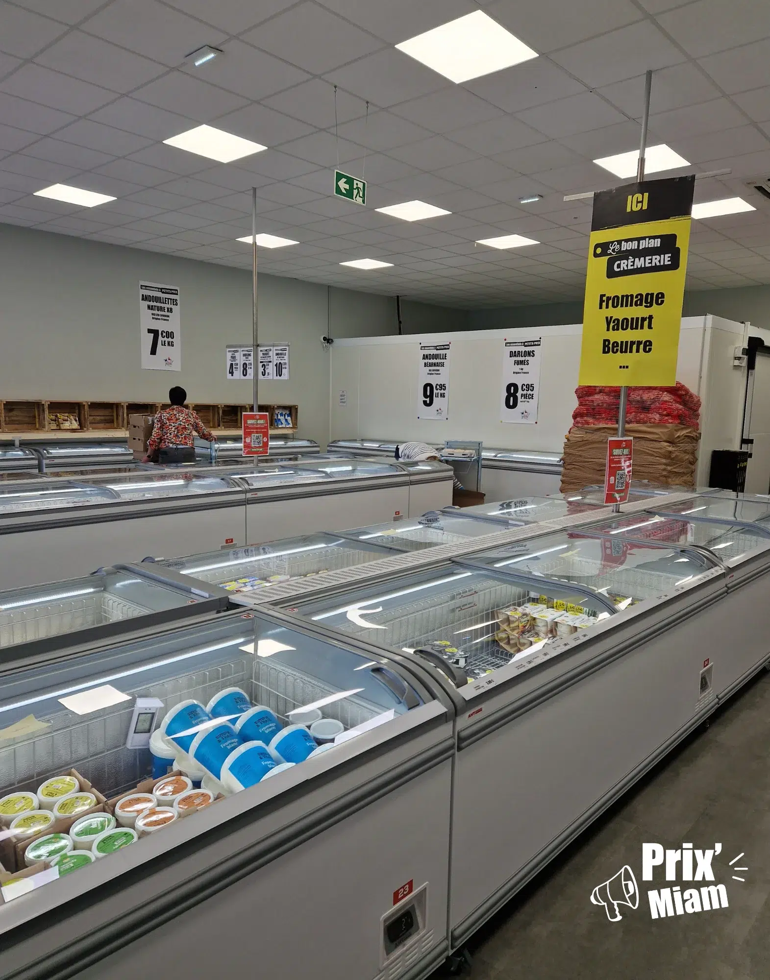 Intérieur magasin Anti Gaspi Prix Miam