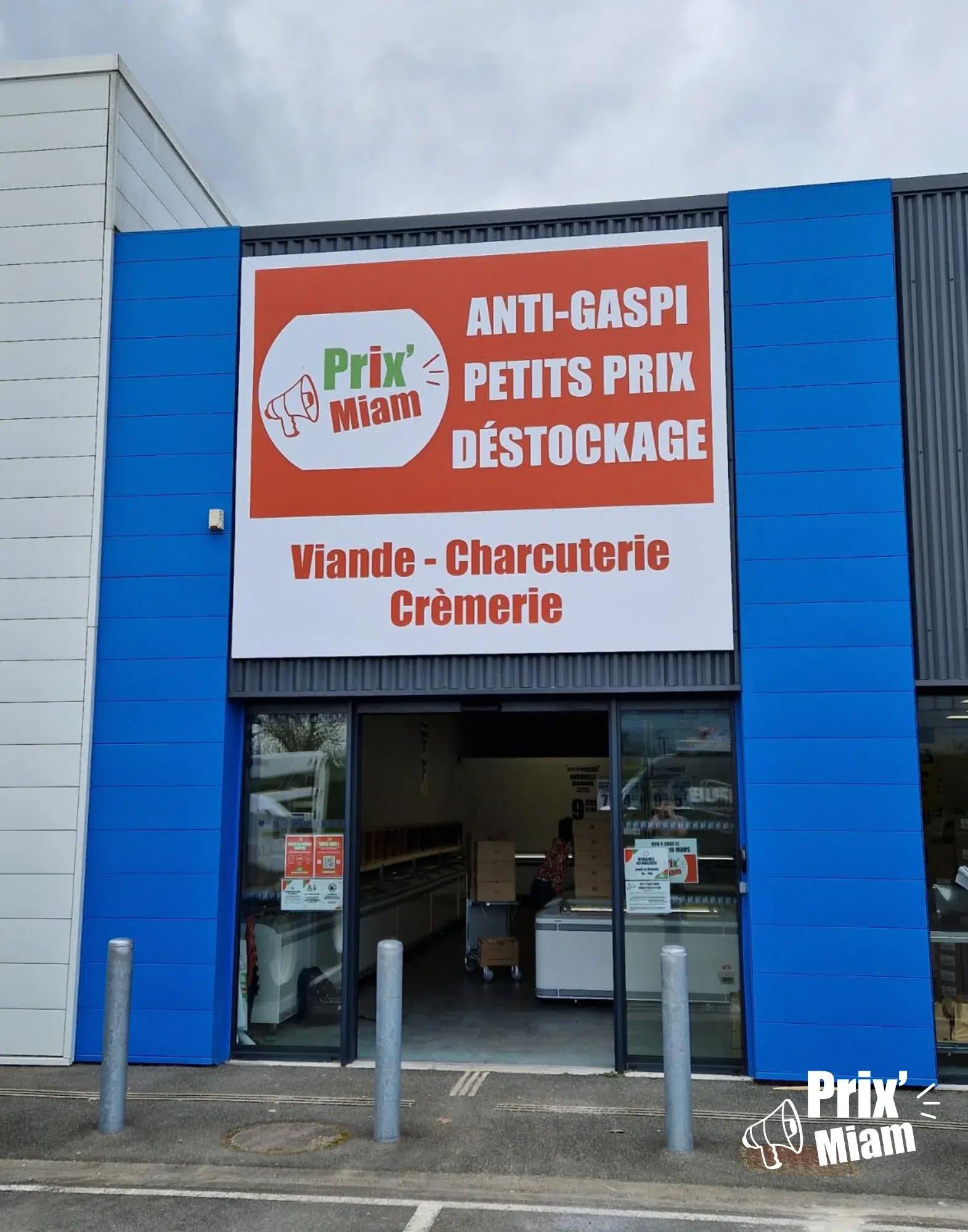 Devanture magasin Anti-Gaspi Prix Miam